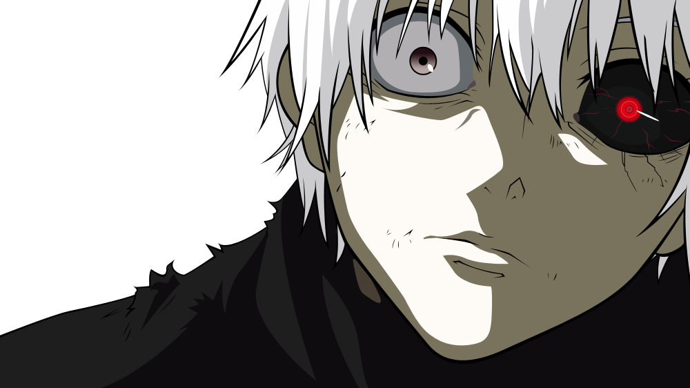 Kaneki Ken Png Clipart (black, silver, gray, white)