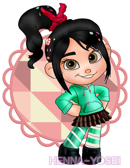 Vanellope Png Picture (black, salmon, pink, beige)