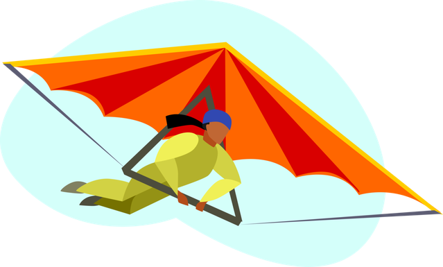 Hang Gliding Png Photo (black, red, chocolate, lavender)