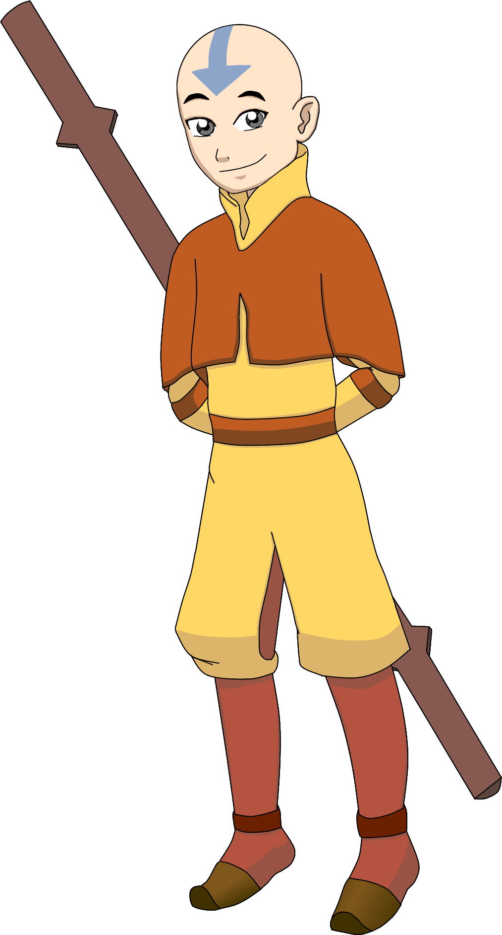 Aang Png Pic (salmon, gray, chocolate, beige)