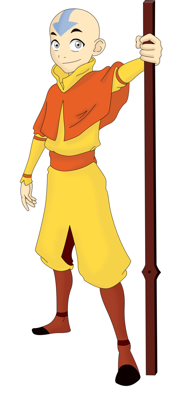 Aang Png Transparent Image (black, gold, beige, maroon, chocolate)