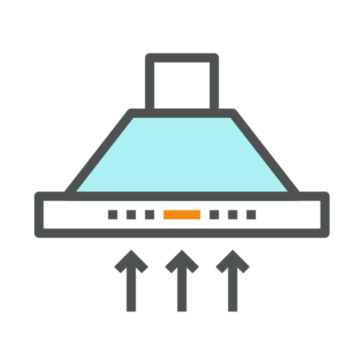 Range Hood Free Transparent Png Icon Download (black, silver, white, mint, gray)