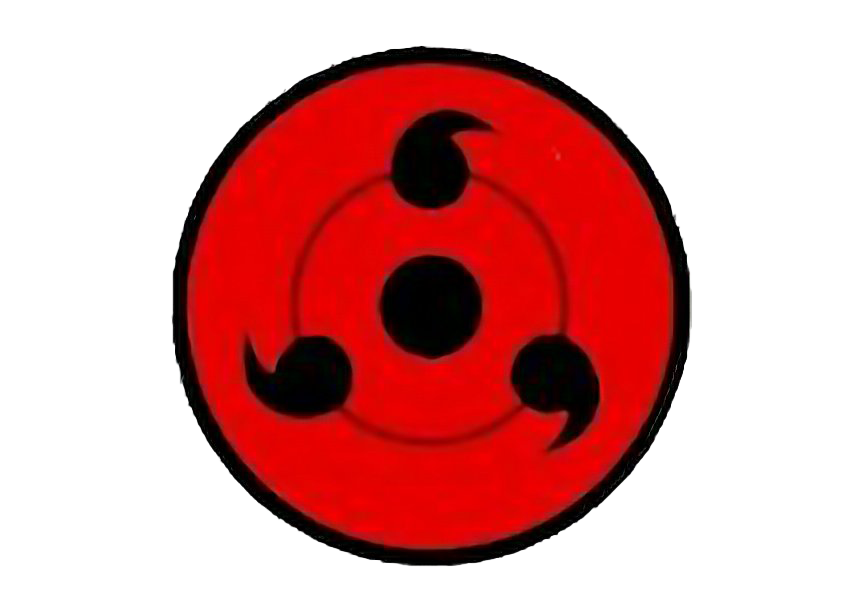 Mangekyou Sharingan Png Clipart (black, red, white)