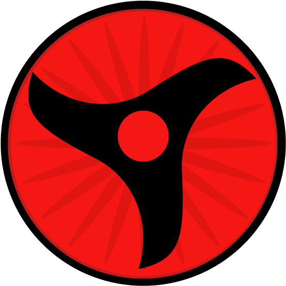 Mangekyou Sharingan Png File (black, red)