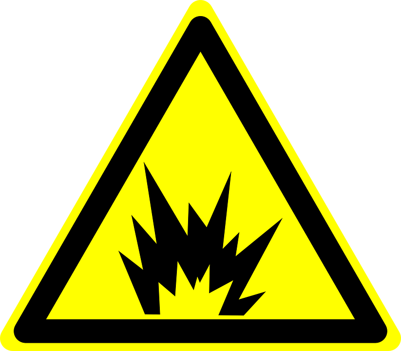 Danger Fire Png Clipart (yellow, black, gold)