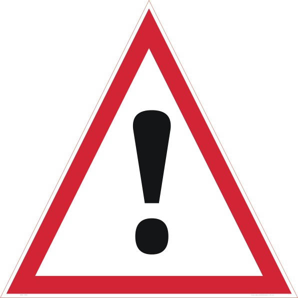 Danger Sign Png Transparent (chocolate, white, black, salmon, red)