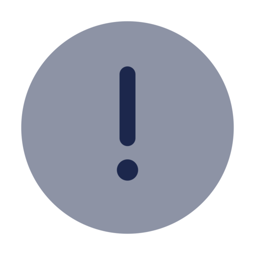 Danger Circle Free Png Icon (navy, black)