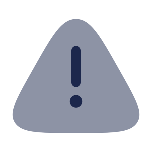 Danger Triangle Free Png Icon (navy, black)