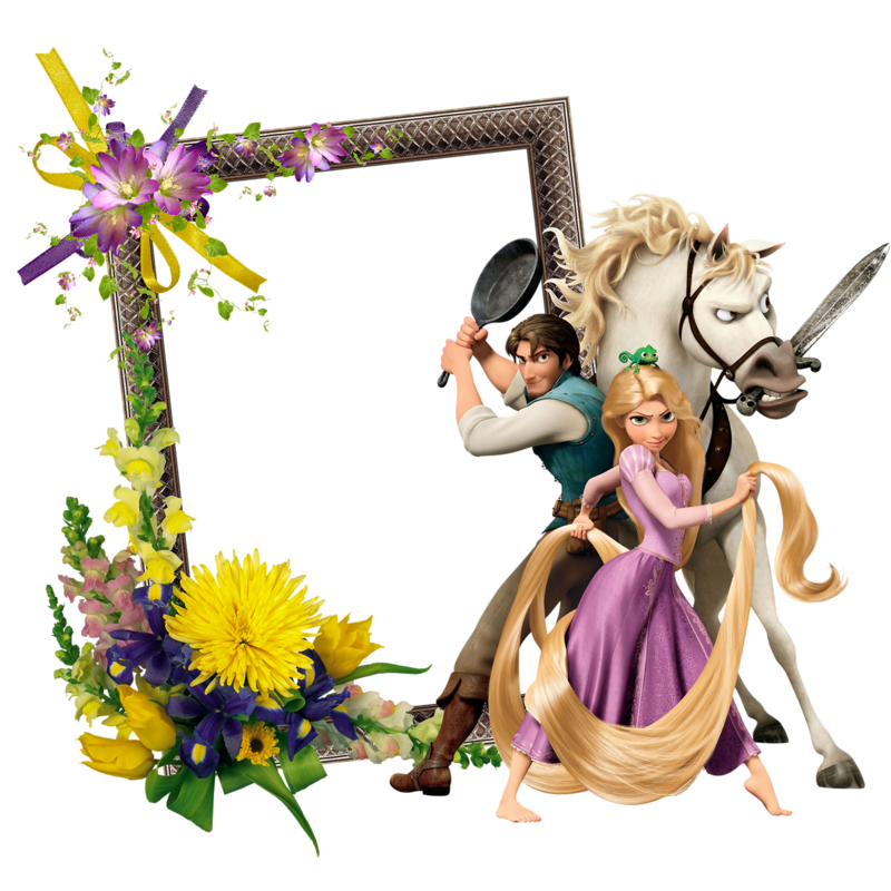 Tangled Png Pic (gold, black)