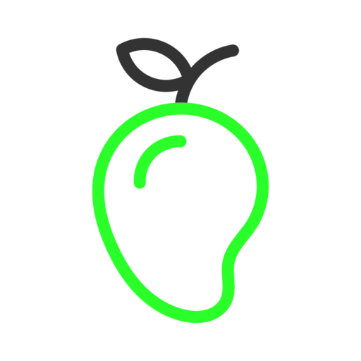 Mango Free Transparent Png Icon Download (lime, black)