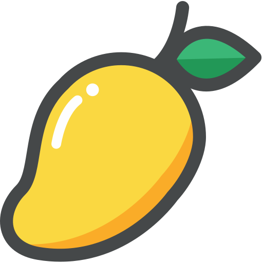 Mango Fruit Food Icon Free Nobackground Png Icon Download (indigo, black, orange, teal, gold)