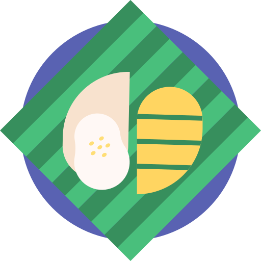 Mango Sticky Rice Food Icon Free Transparent Png Icon Download (salmon, white, black, gray, teal)