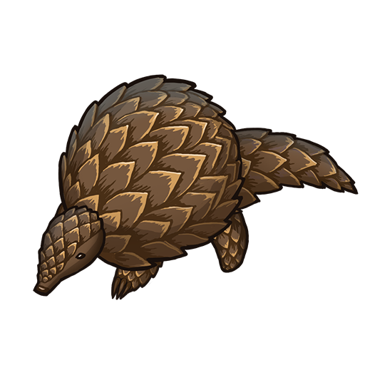 Pangolin Transparent Png (white, gray, black, silver)