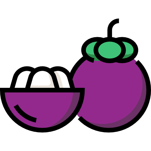 Mangosteen Png Photos (white, purple, black, teal)