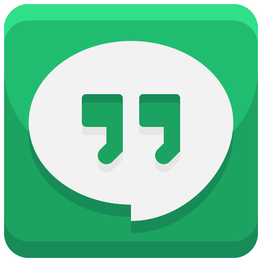 Hangout Logo Icon Free Png Icon Download (teal, lavender, green, black)