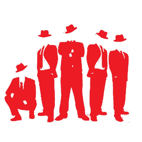 Gangster Mafia Png File (chocolate, beige, salmon, white, red)