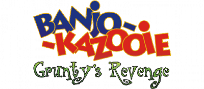 Banjo Kazooie Logo Png Image (black, red)