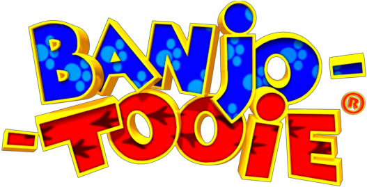 Banjo Kazooie Logo Png Pic (blue, black, red, yellow)