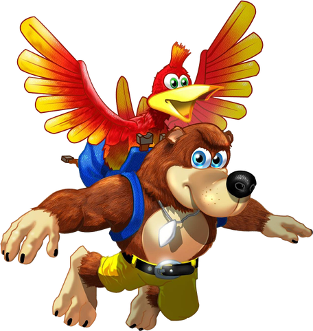 Banjo Kazooie Png (black, olive)