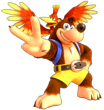 Banjo Kazooie Transparent Images Png (beige, black, yellow)