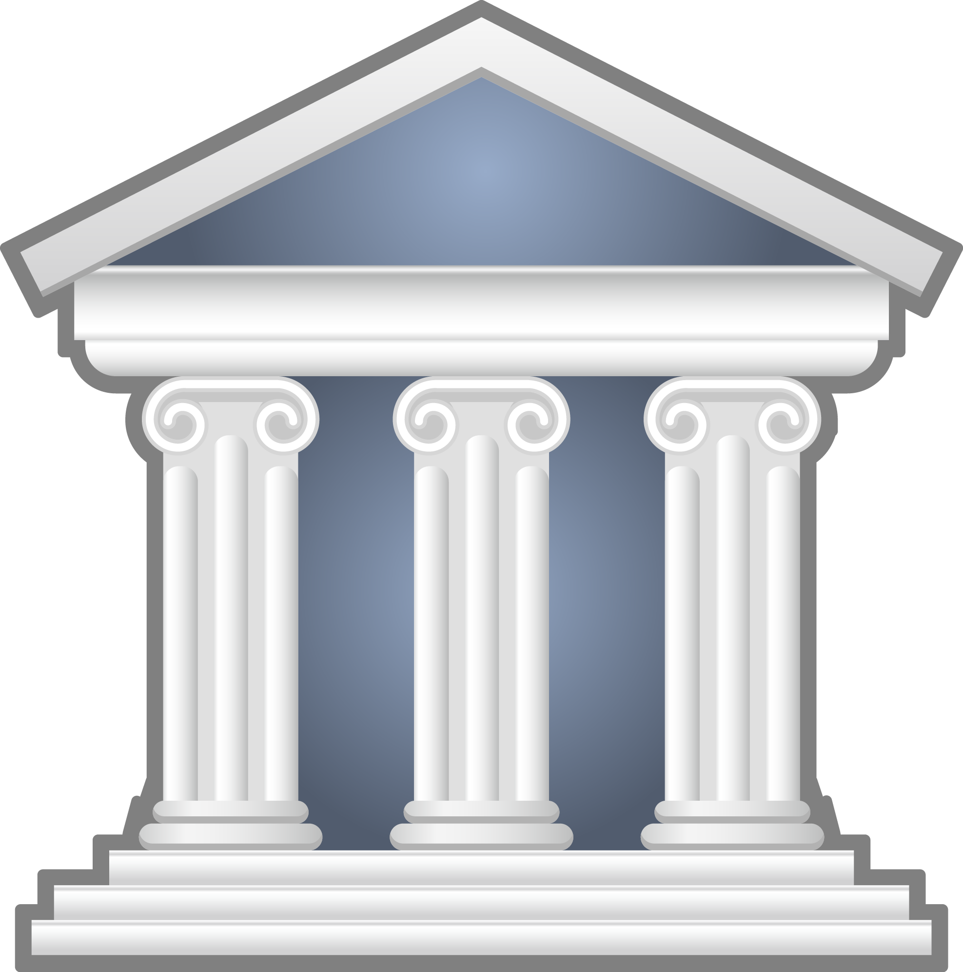 Bank Free Png Image (gray, lavender, white, silver)