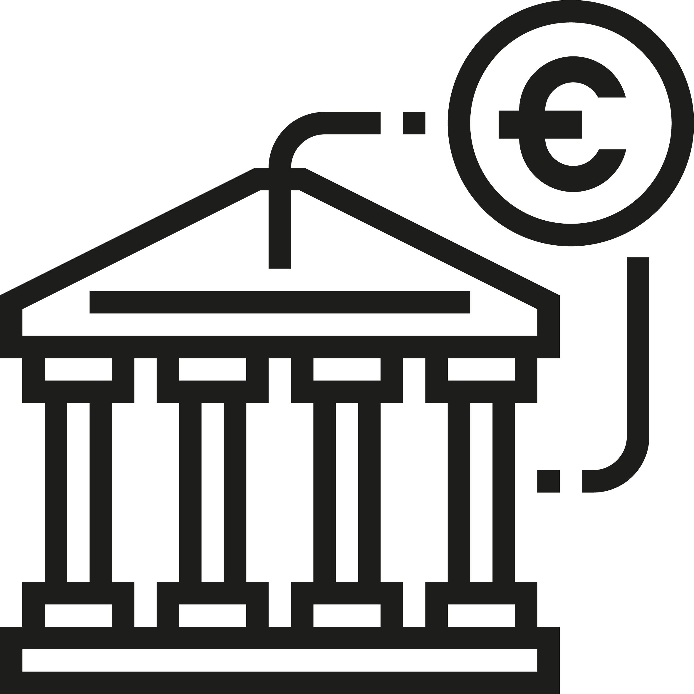 Bank Png Image File (black)