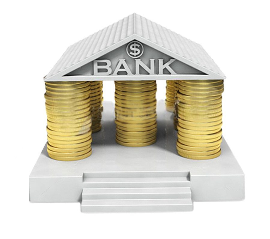 Bank Png Image (lavender, white)