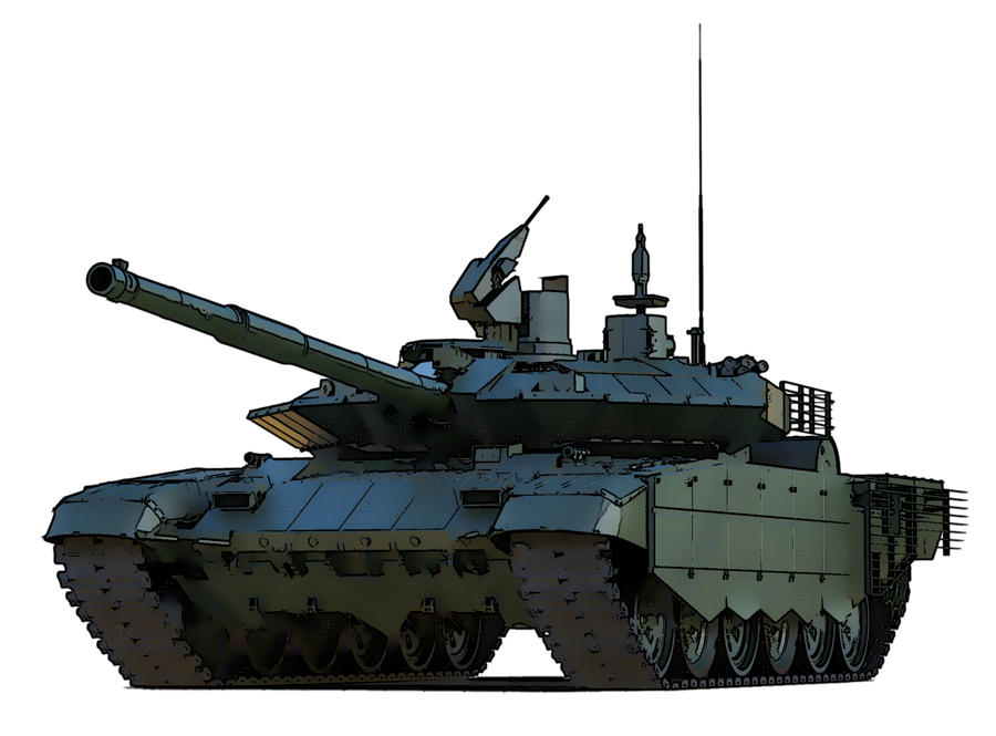 Tank Transparent Png (black)