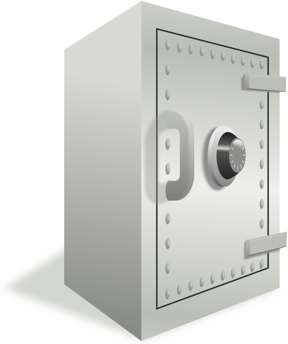 Bank Vault Png File (beige, black, silver)