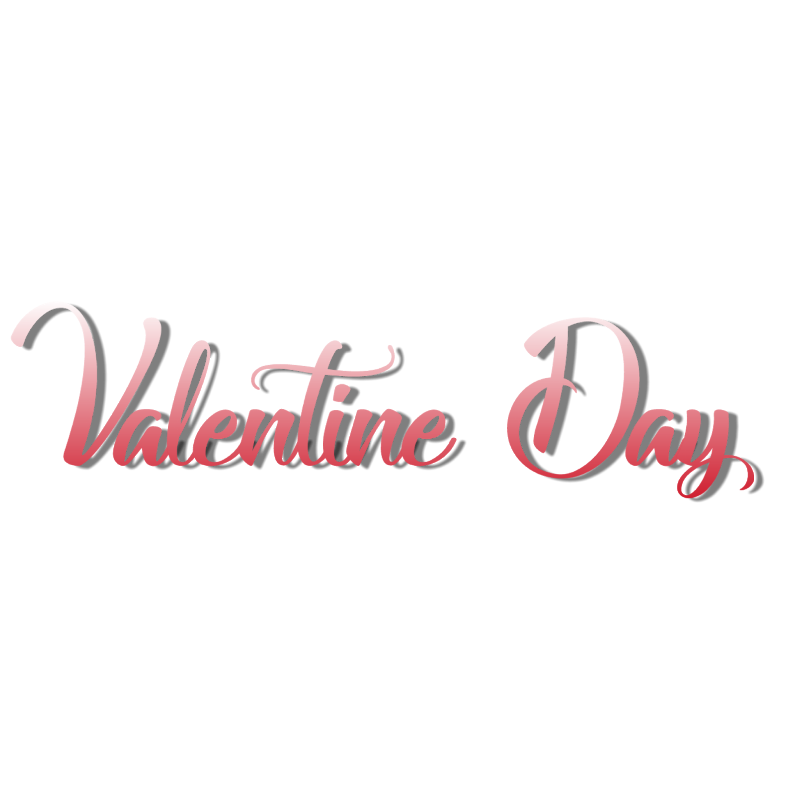 Banner Valentines Day Text Png Clipart (salmon, black)