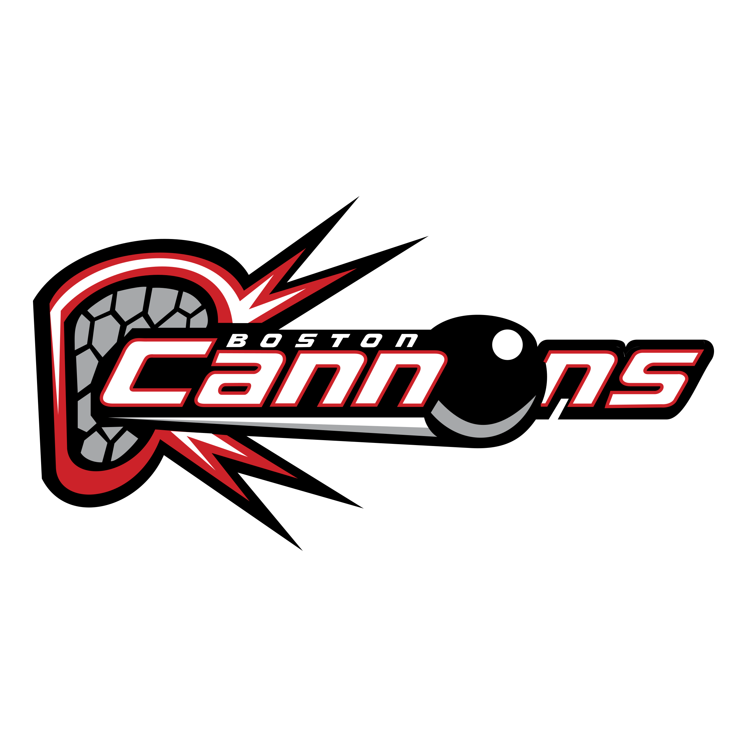 Cannons Lacrosse Club Png Hd (black, white, silver)