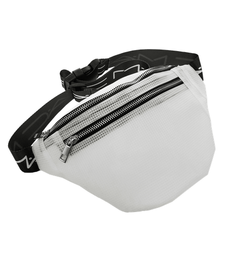 Fanny Pack Bag Png Isolated Photo (black, silver)