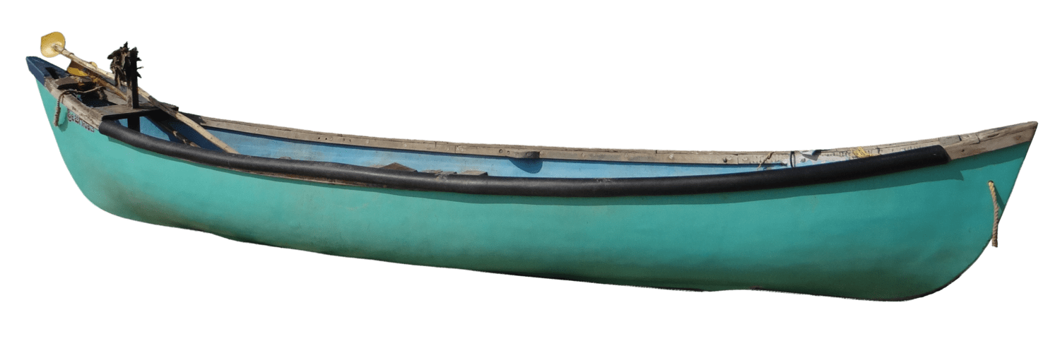 Canoe Png File (gray)