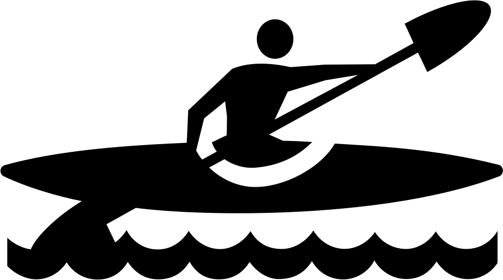 Canoe Polo Png Isolated Hd (white, black)