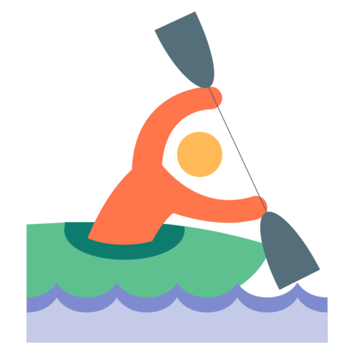 Canoe Slalom Free Png Icon Download (lavender, salmon, black, silver, gray)