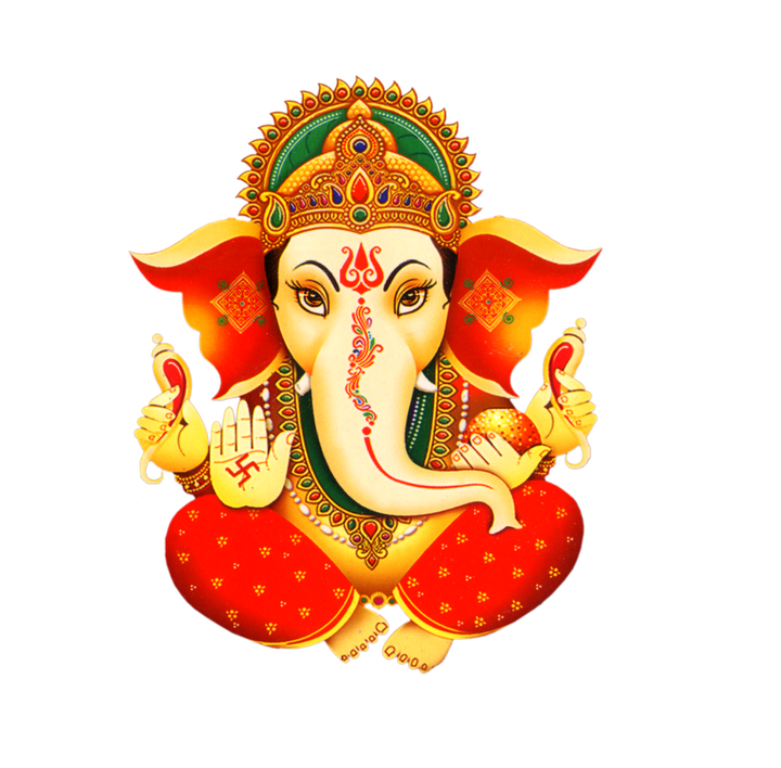 Ganpati Transparent Images Png (black, red)