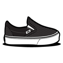 Vans Air Cool Free Png Icon Download (black, white)