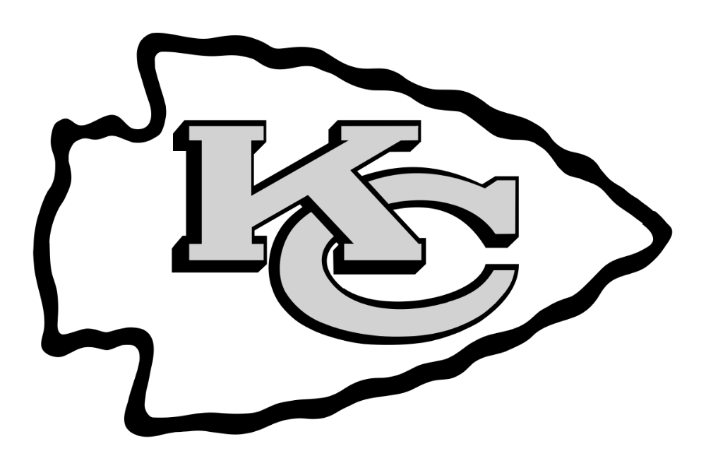 Kansas City Chiefs Logo Png Images (black, lavender, white, silver)