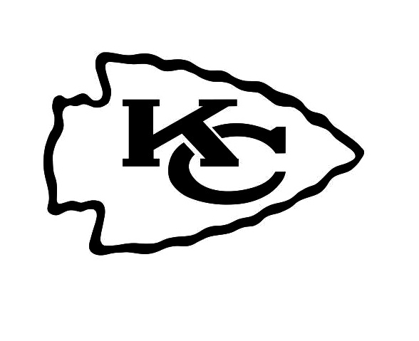 Kansas City Chiefs Logo Png Pic (black, gray, white, silver)