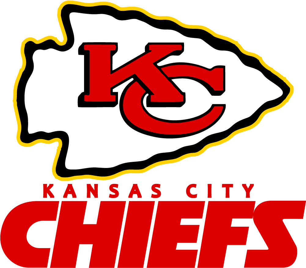 Kansas City Chiefs Logo (black, red, white)