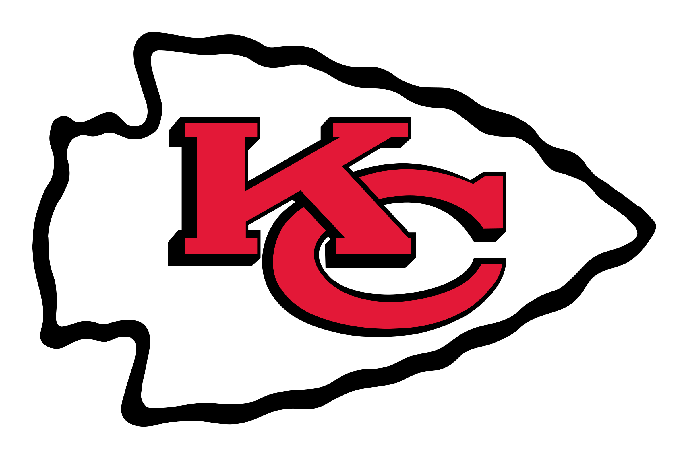 Kansas City Chiefs Png Pic (gray, silver, black, white, red)