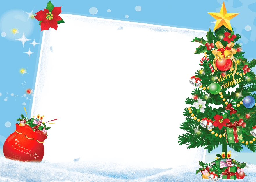 Santa Christmas Frame Png Clipart (mint, silver, gray, white)