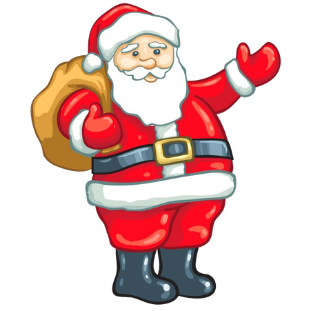 Santa Claus Father Christmas Png Free Download (red, white, black, chocolate, teal)