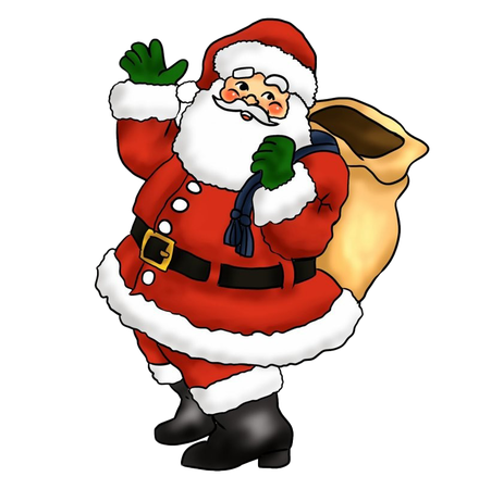 Santa Claus Father Christmas Png Pic (black, chocolate, white)