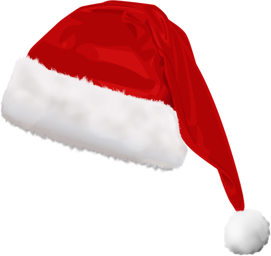 Santa Claus Hat Png Transparent (black, red, lavender, maroon)