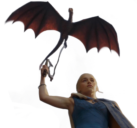 Fantasy Game Of Thrones Dragon Png Hd (black)