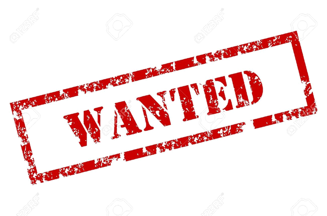 Wanted Stamp Png Photos (black, gray, silver, red)