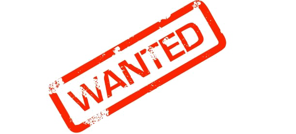 Wanted Stamp Png Pic (white)