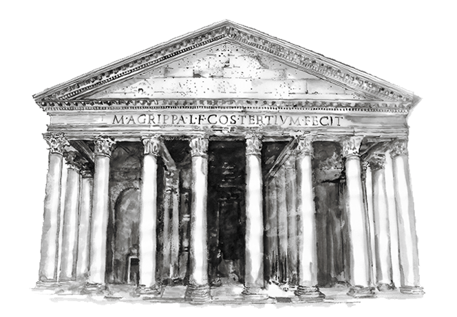 Pantheon Png Image Hd (black, lavender, white, silver)