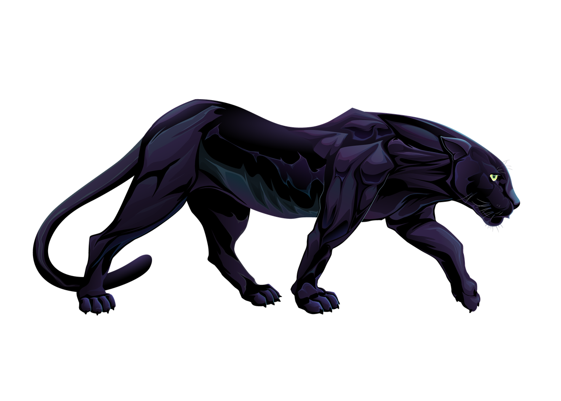 Panther Png File (black)